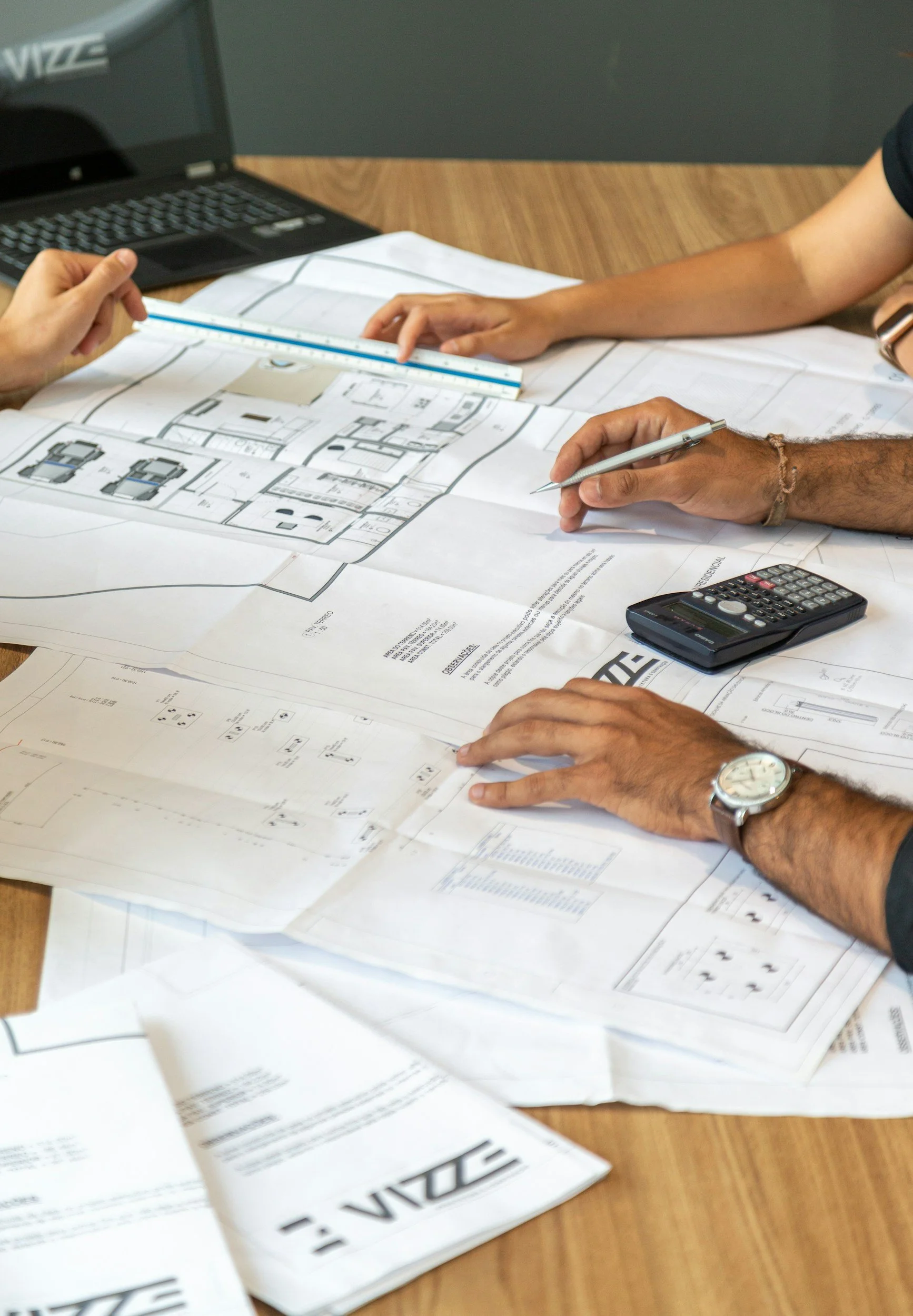 Floor plans and design drawings